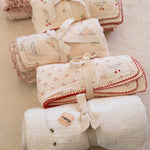 Swaddle with Embroidery (Pearl Bees)