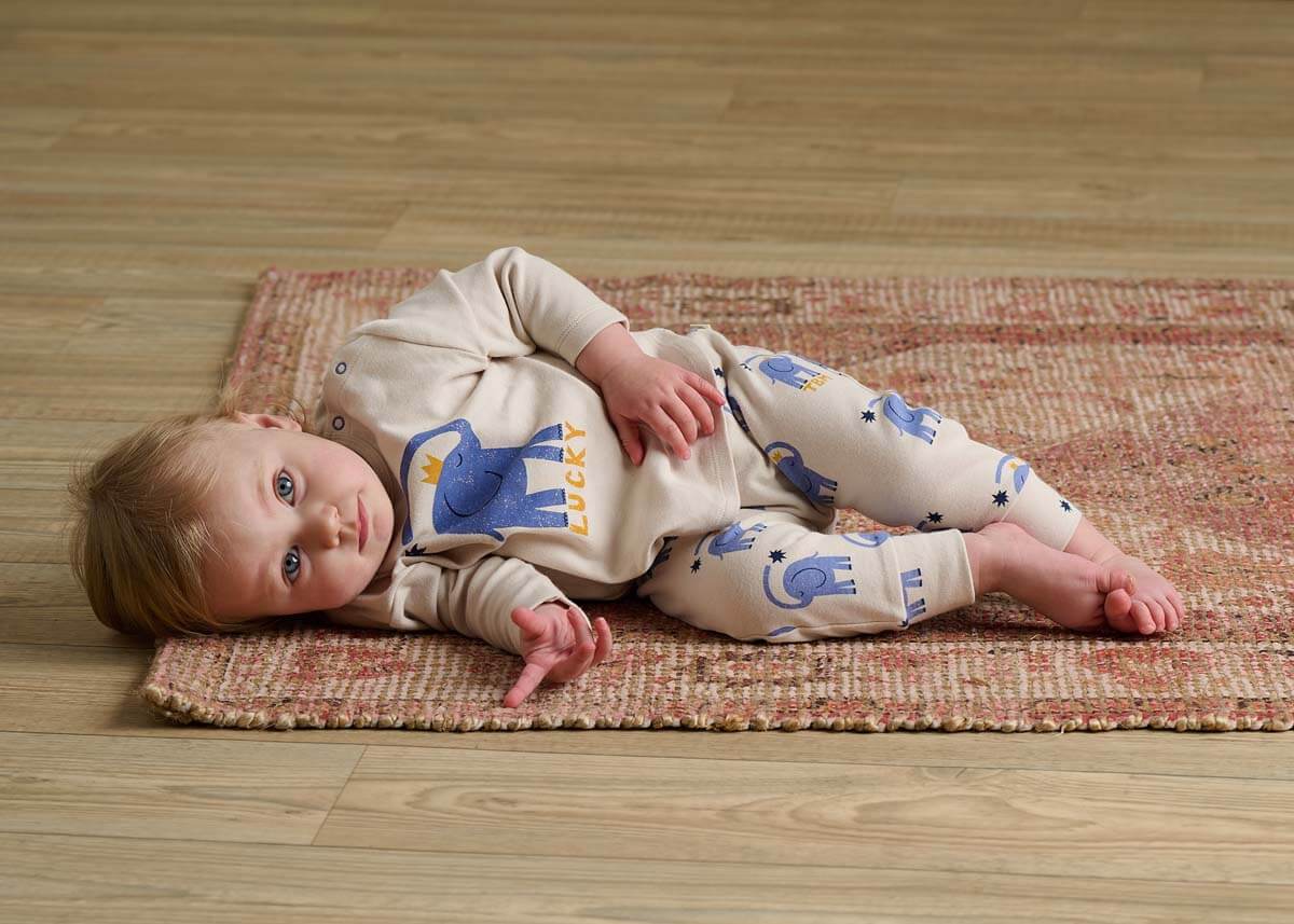 Downy Organic Cotton Harem Pant (Elephant)