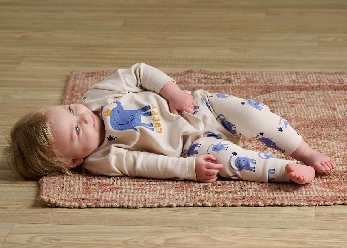 Downy Organic Cotton Harem Pant (Elephant)
