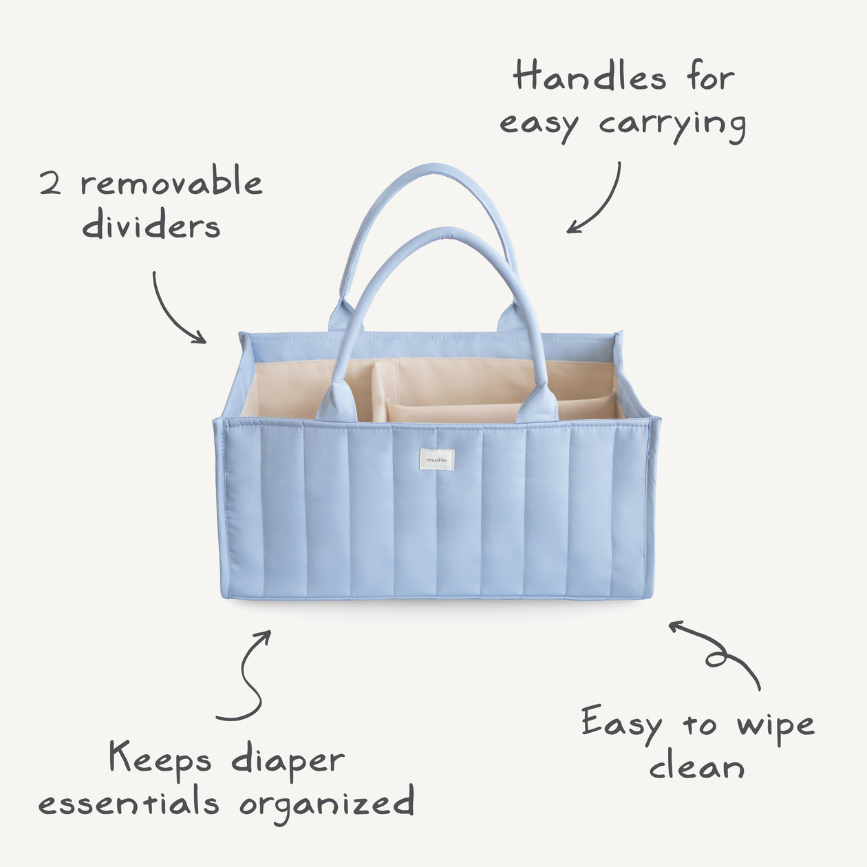 Diaper Caddy (Ivory)