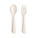 Dinnerware Fork and Spoon Set (Ivory)