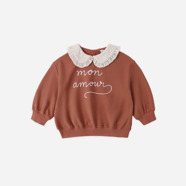 Collared Sweatshirt (Mon Amour)