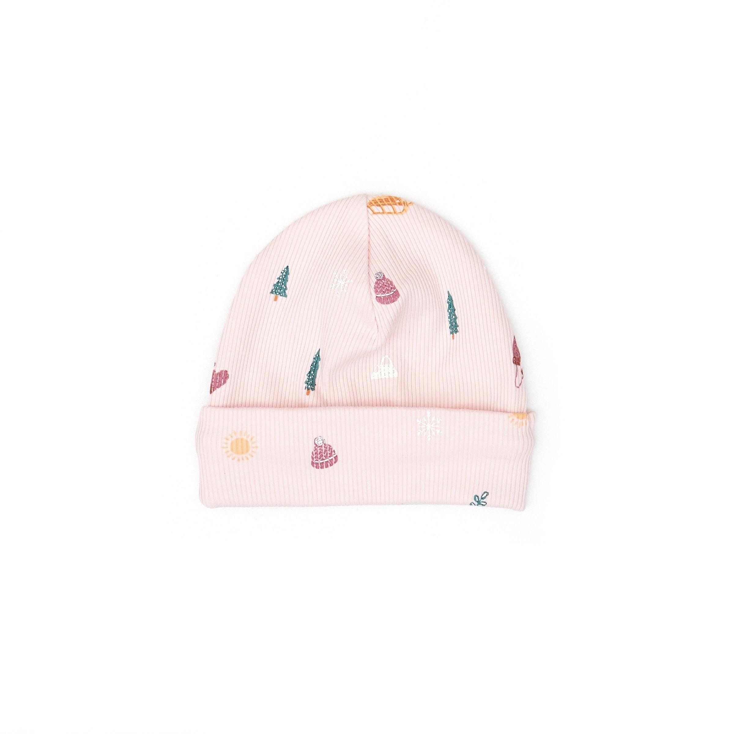 Ribbed Hat (Rose Winter)
