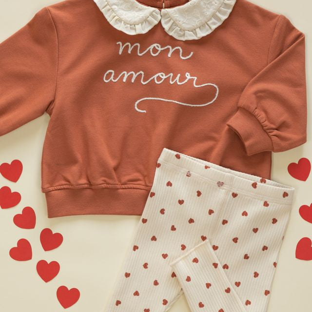 Collared Sweatshirt (Mon Amour)