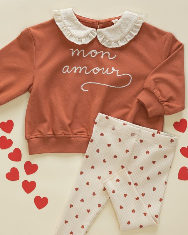 Collared Sweatshirt (Mon Amour)