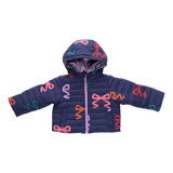 Girls Reversible Riley Jacket (Multi Bows)