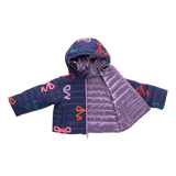 Girls Reversible Riley Jacket (Multi Bows)