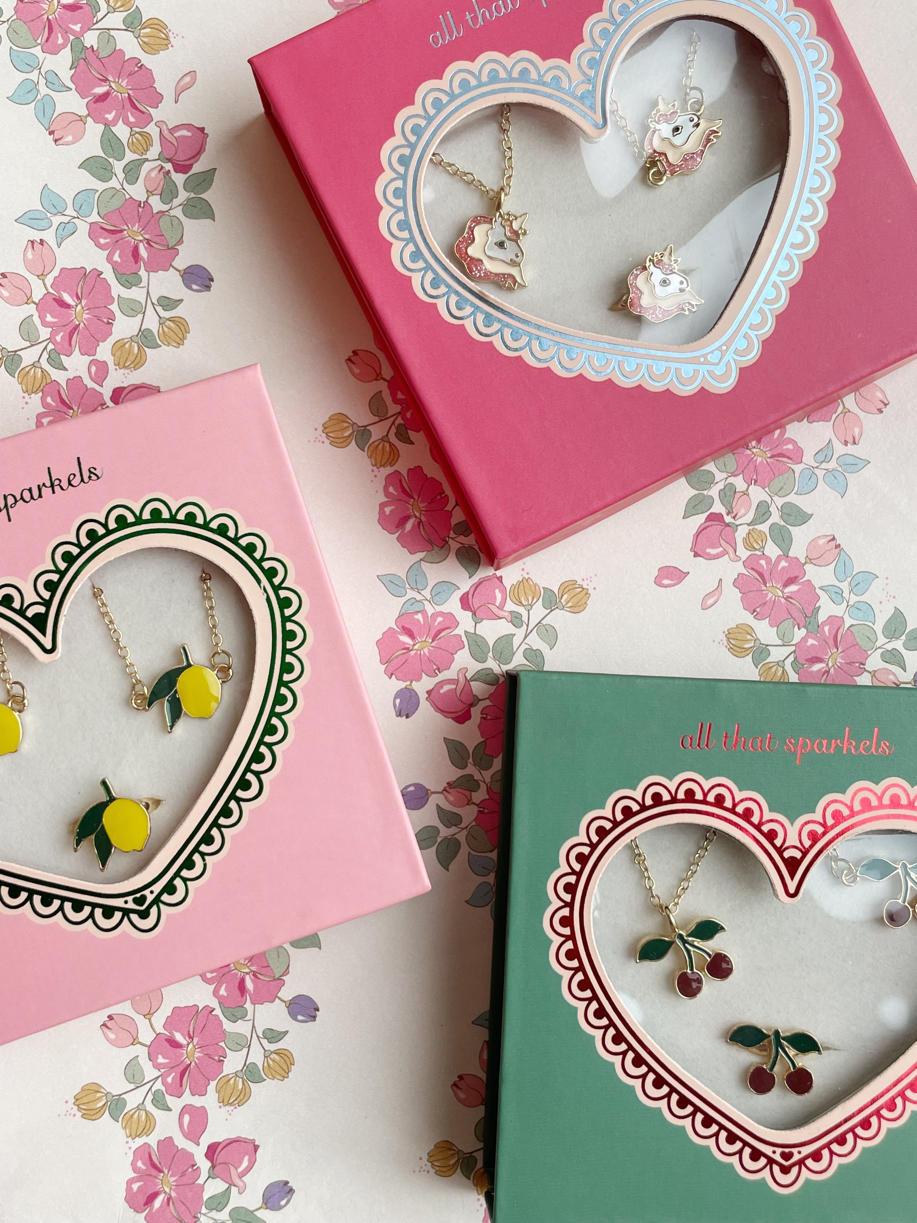 Cherry Jewelry Set