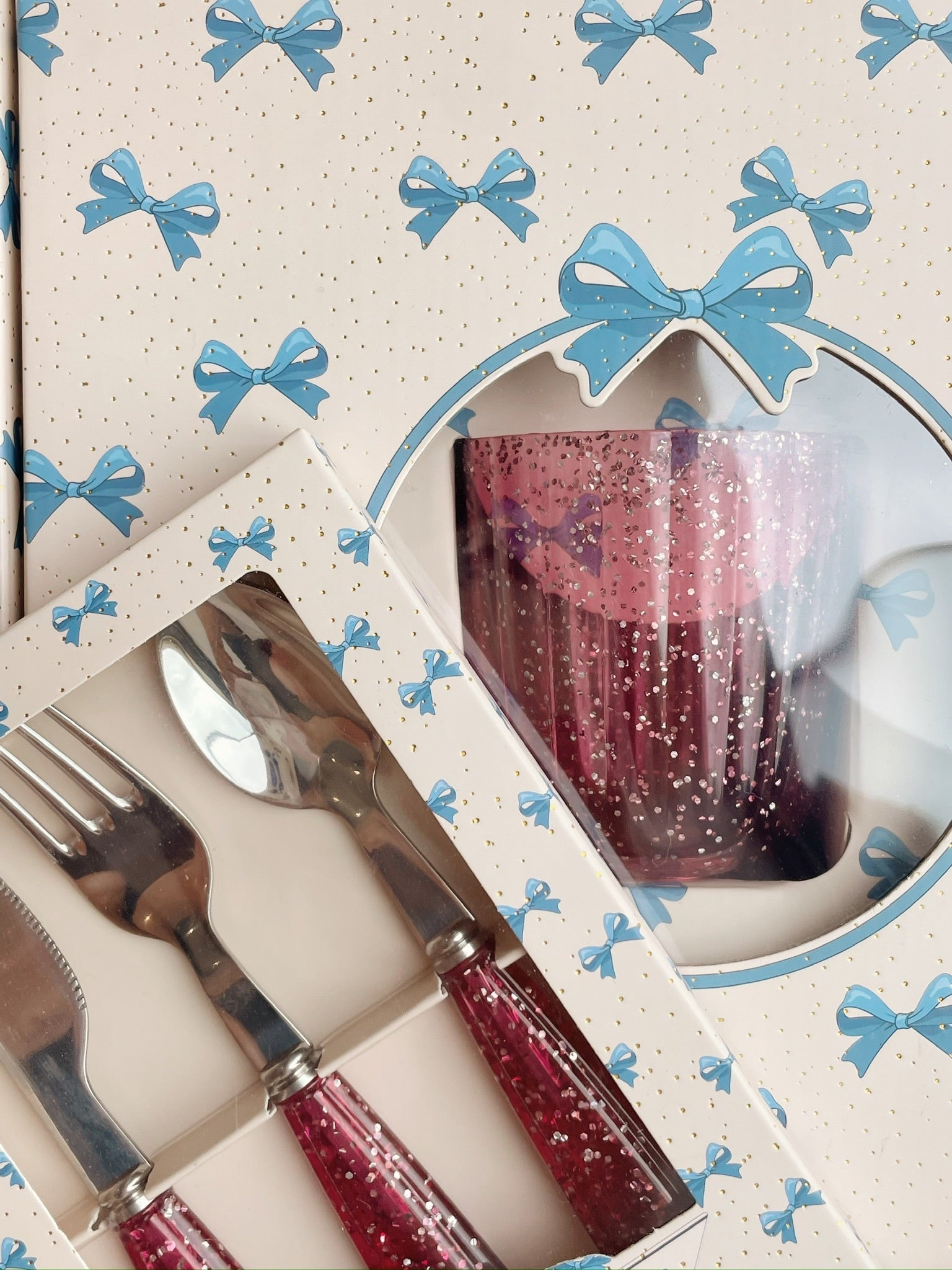 Dinner Set Glitter (Sparkling Sangria)