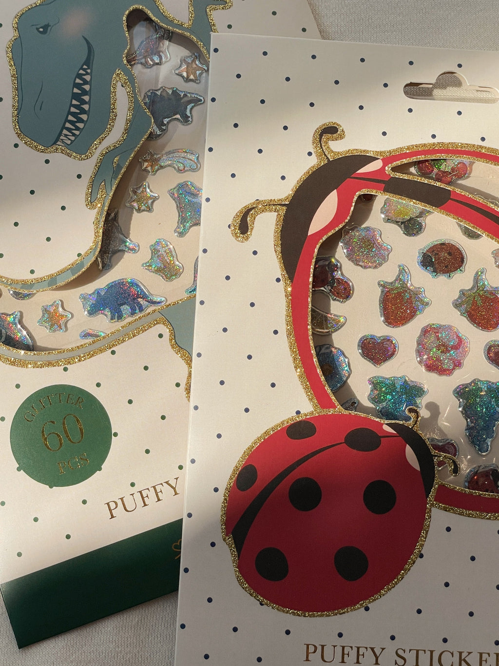 Puffy Stickers (Ladybug)