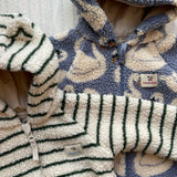 Jody Teddy Onesie (Erba Stripe)