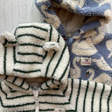 Jody Teddy Onesie (Erba Stripe)