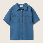 Chambray Denim Shirt (Blue)
