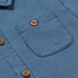 Chambray Denim Shirt (Blue)