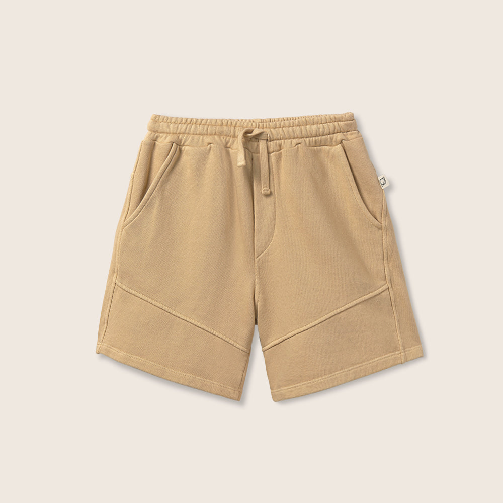 Cotton Flece Bermuda Shorts (Sand)