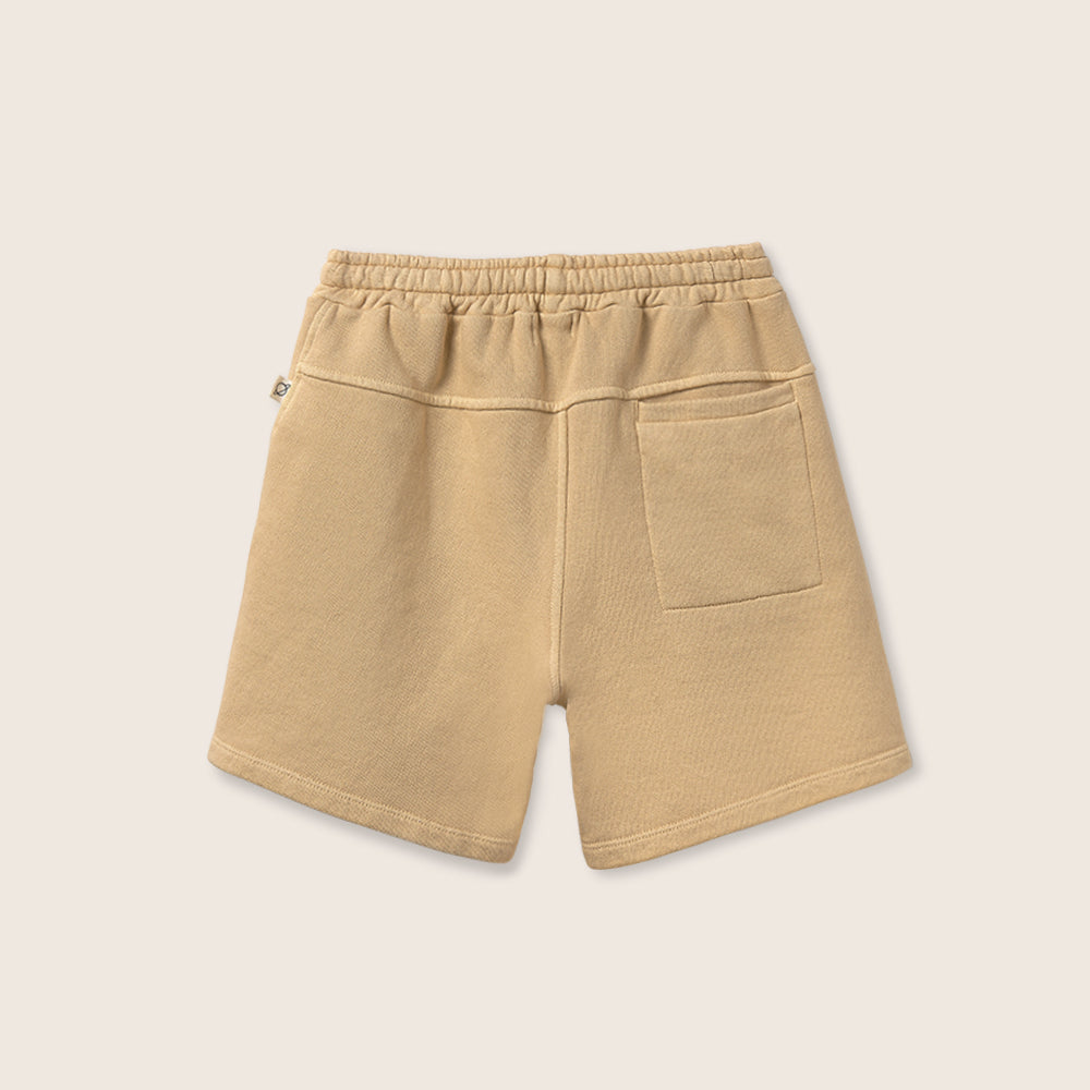 Cotton Flece Bermuda Shorts (Sand)