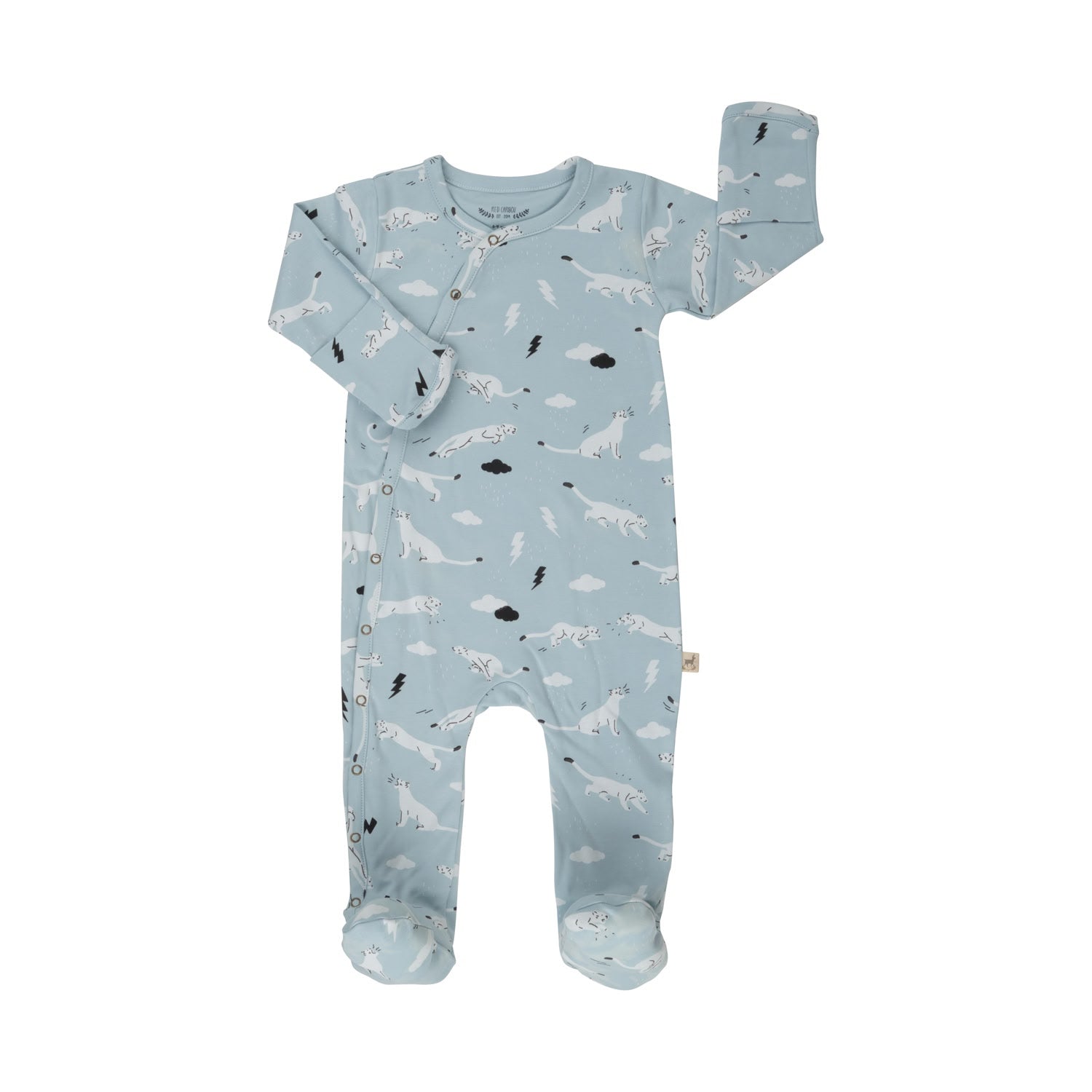 Thunder Puma Footed Jumpsuit (Winter Sky)