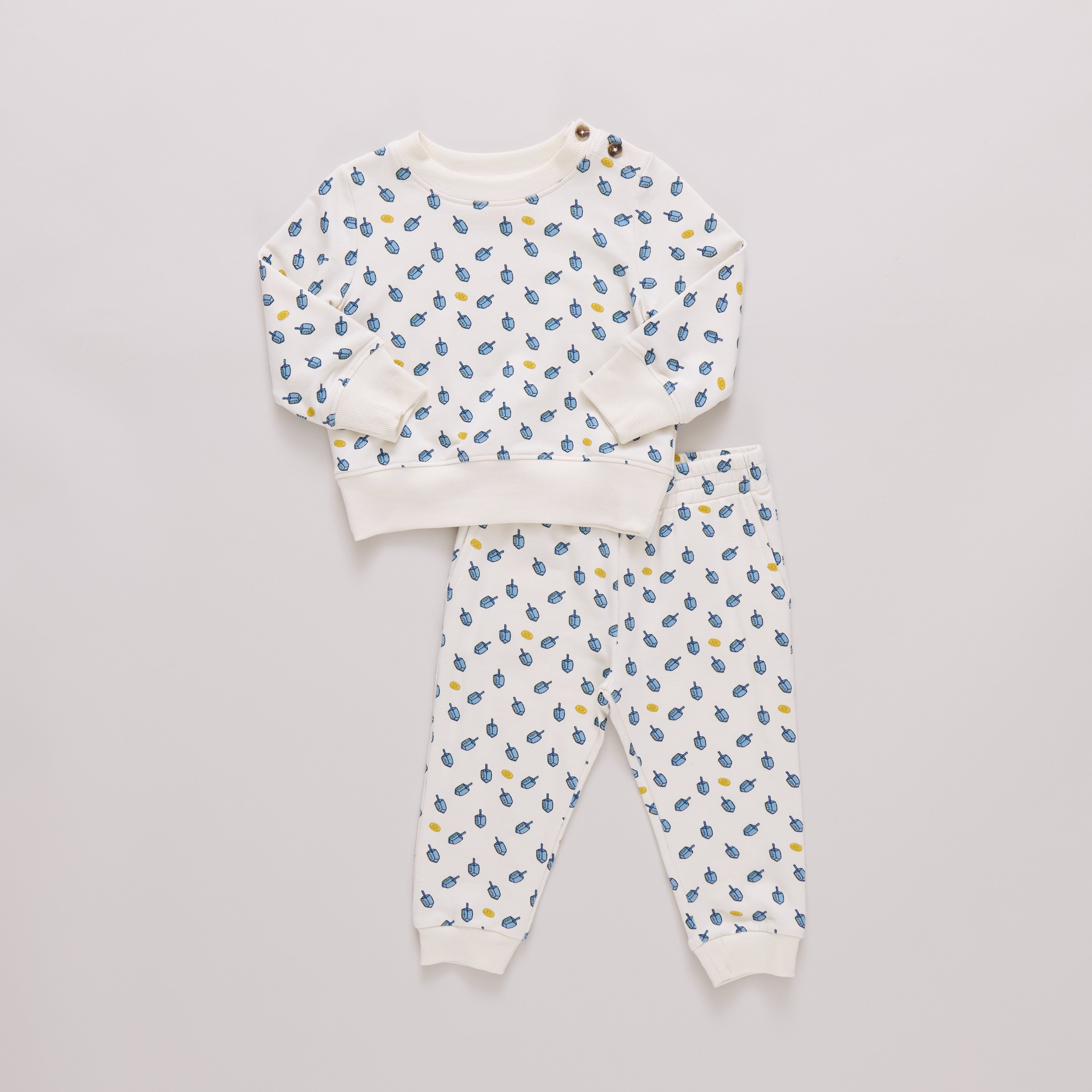 Baby Jax Jogger Set (Tossed Dreidels)