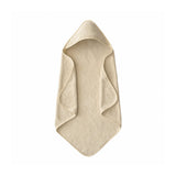 Organic Cotton Baby Hooded Towel (Fog)