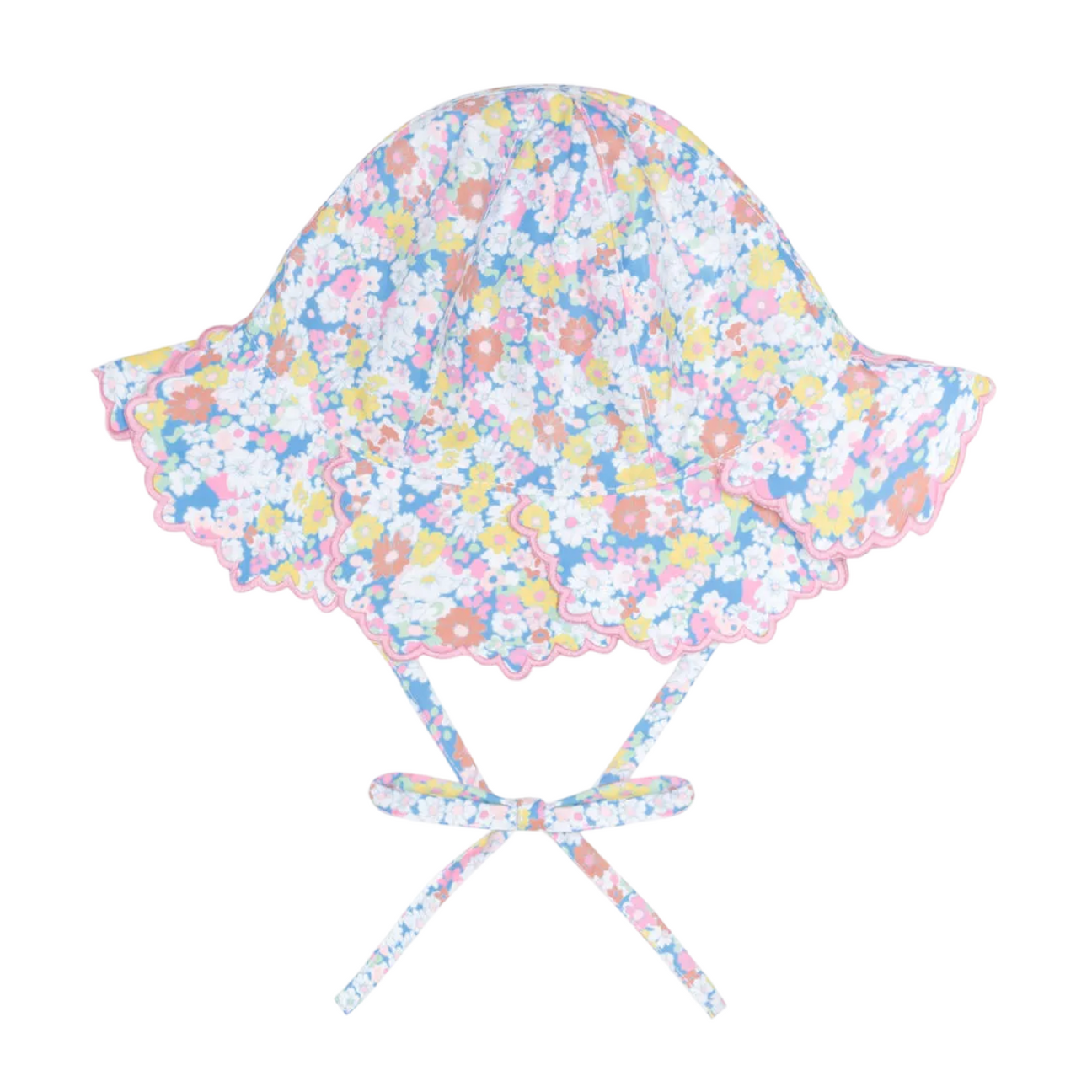 Baby Scalloped Sun Hat (Jasmine Blossom)