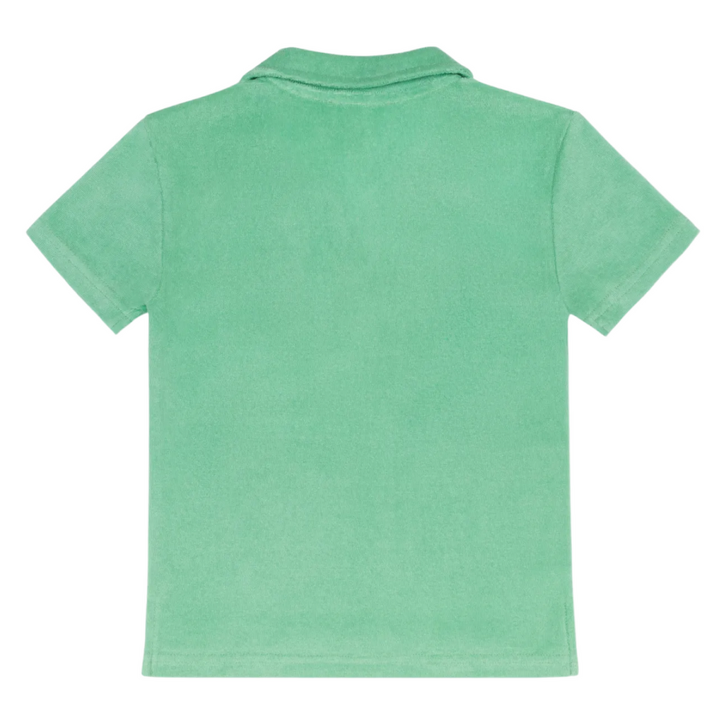 Boys French Terry Polo (Gustavia Green)