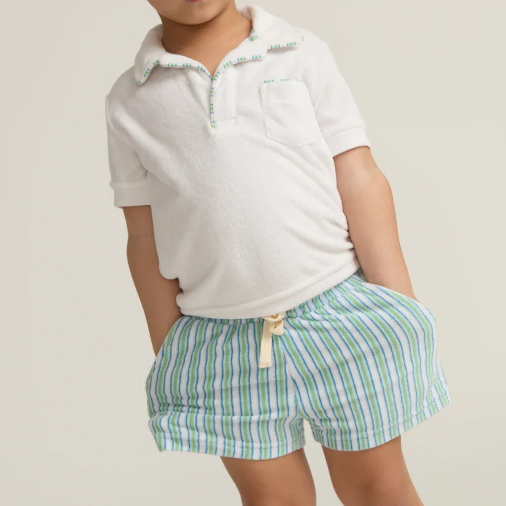 Boys French Terry Short (Tamarin Stripe)