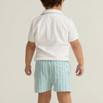 Boys French Terry Short (Tamarin Stripe)