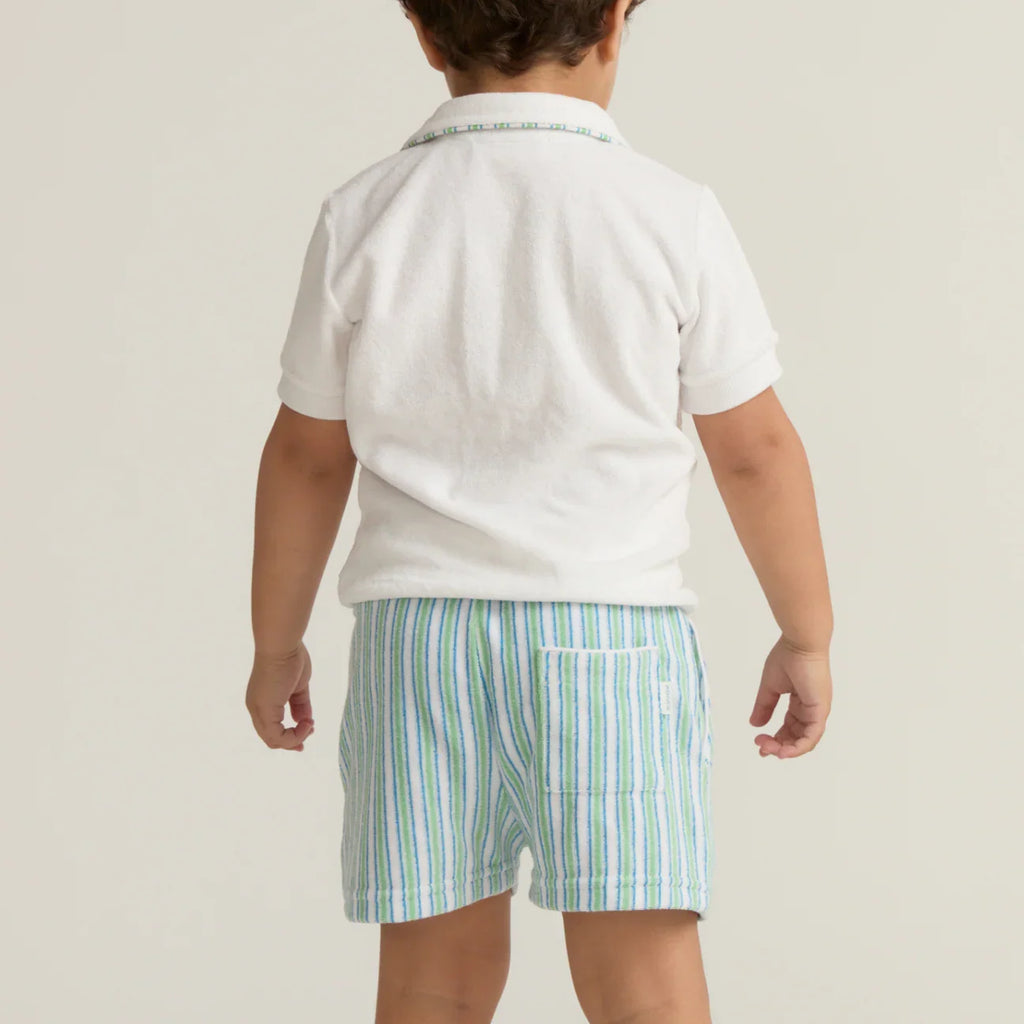 Boys French Terry Short (Tamarin Stripe)