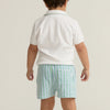 Boys French Terry Short (Tamarin Stripe)