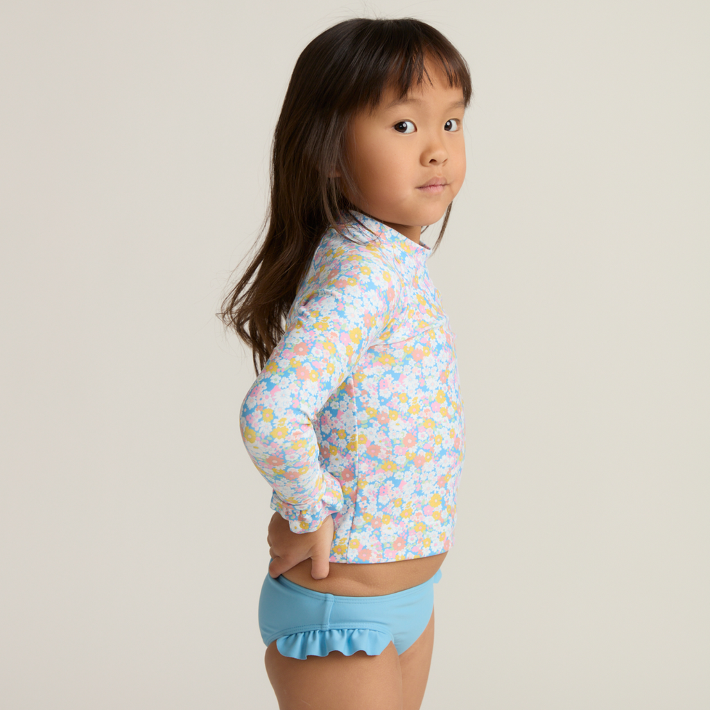 Girls Rashguard Set (Jasmine Blossom)