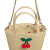 Crochet Cherry Basket Bag