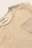 Soft Terry Cloth T-Shirt (Beige Melange)