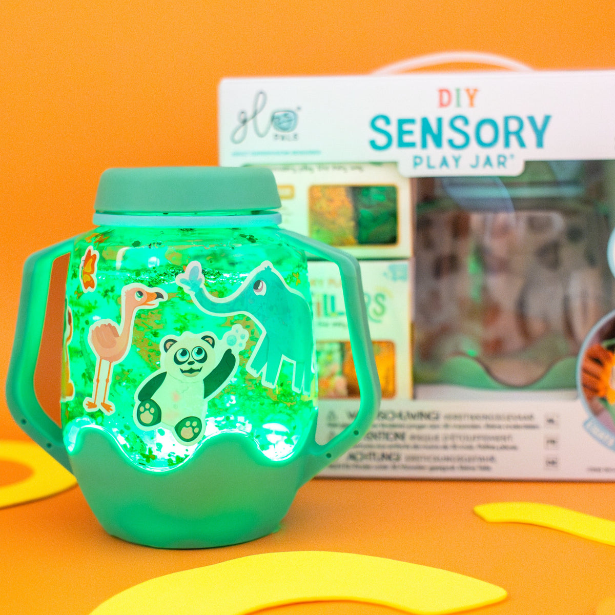 DIY Sensory Jar Gift Set (Zoo)
