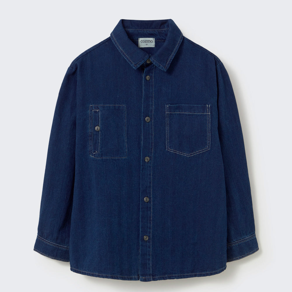 Denim Shirt (Navy)