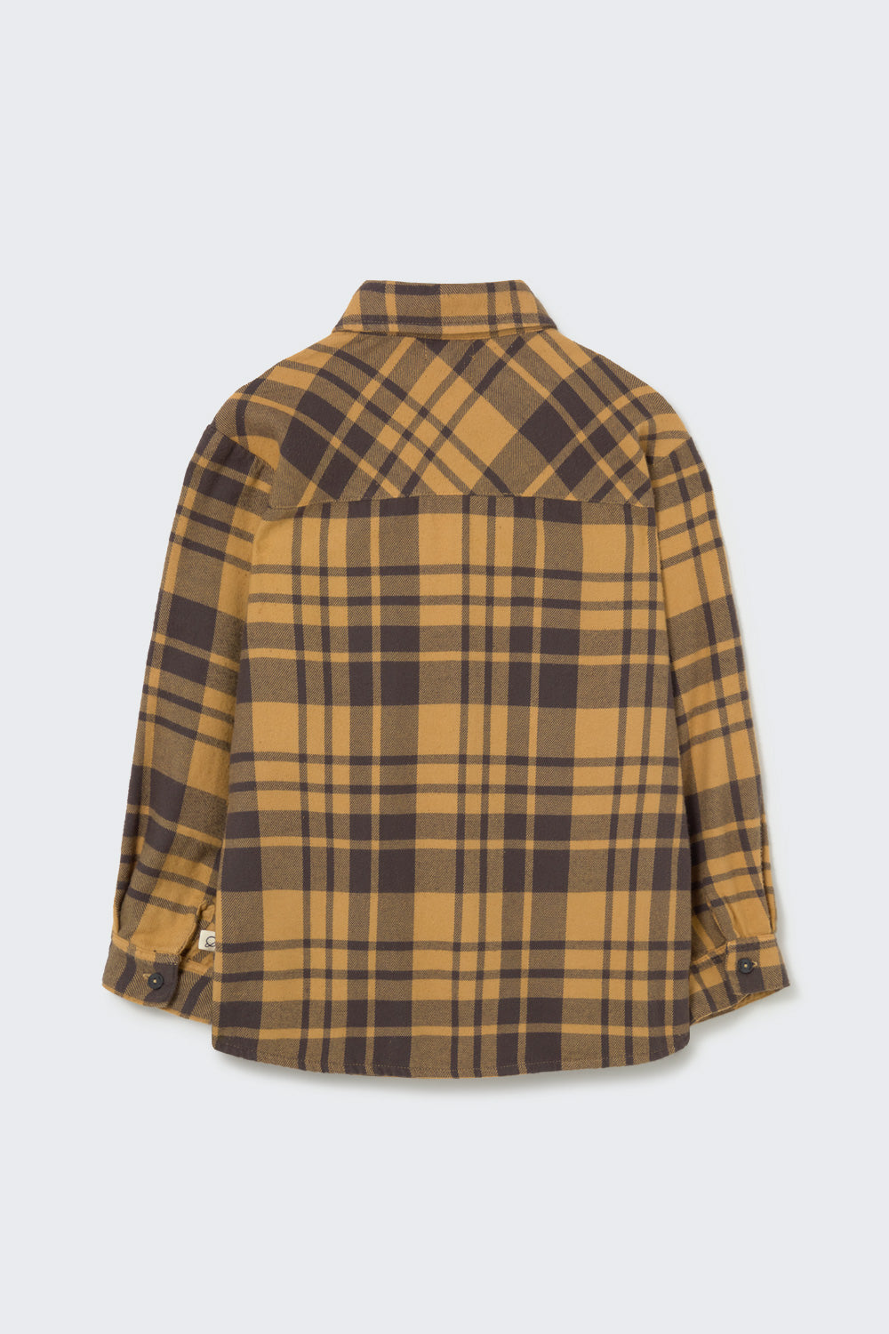 Soft Tartan Flannel Shirt (Biscuit)