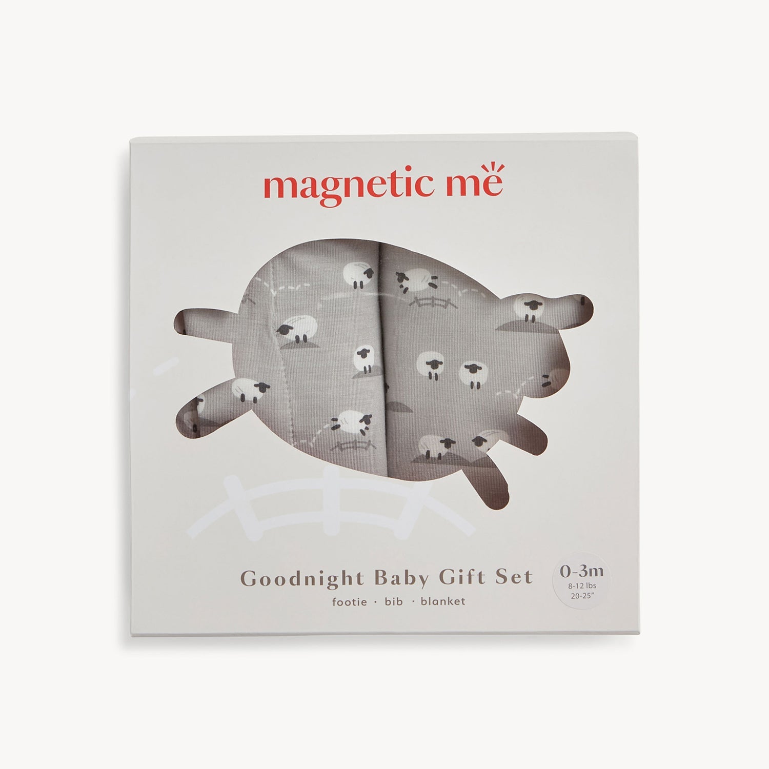 Baa Baa Baby Modal Gift Set (Grey)