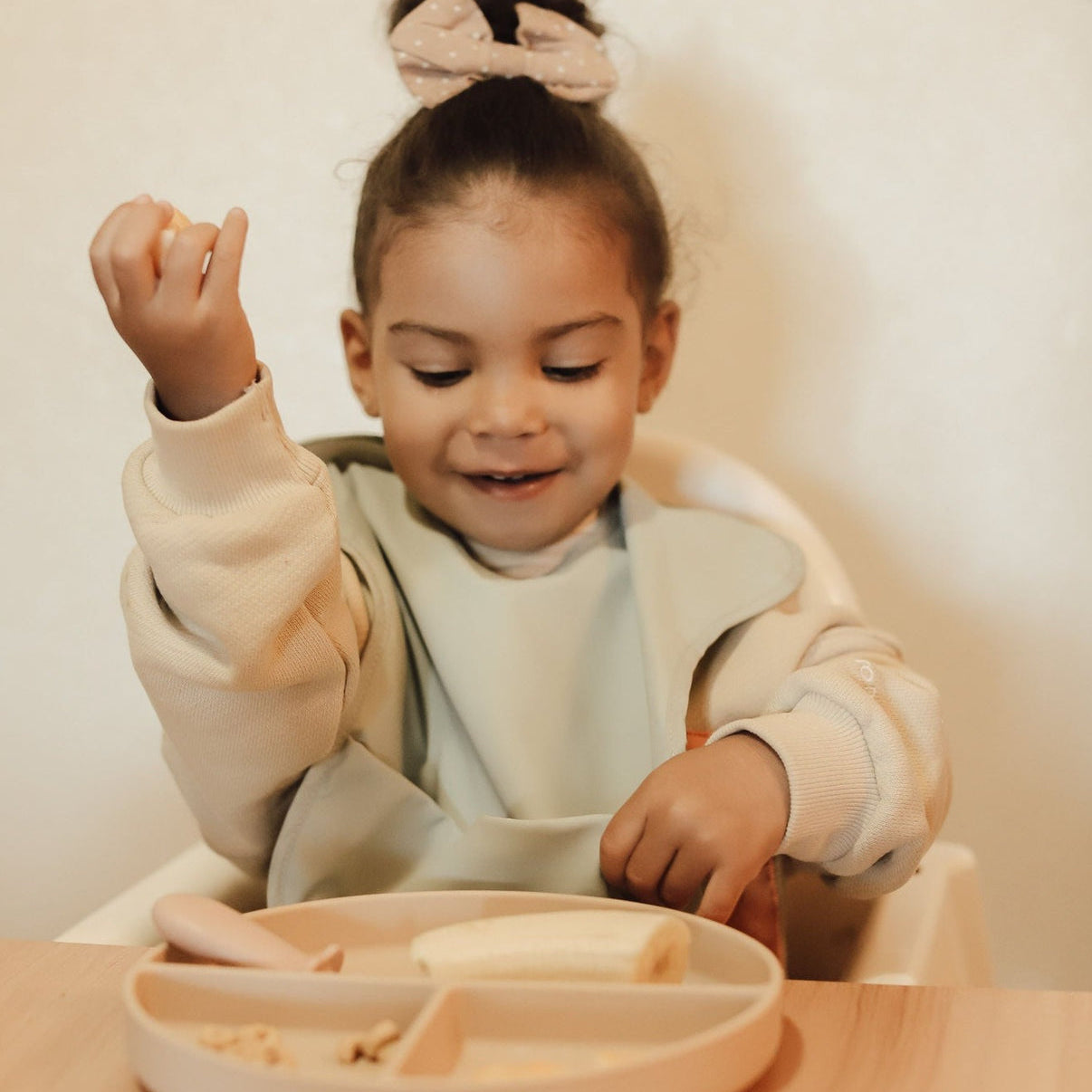 Smock Bib Set (Dino/Mint)