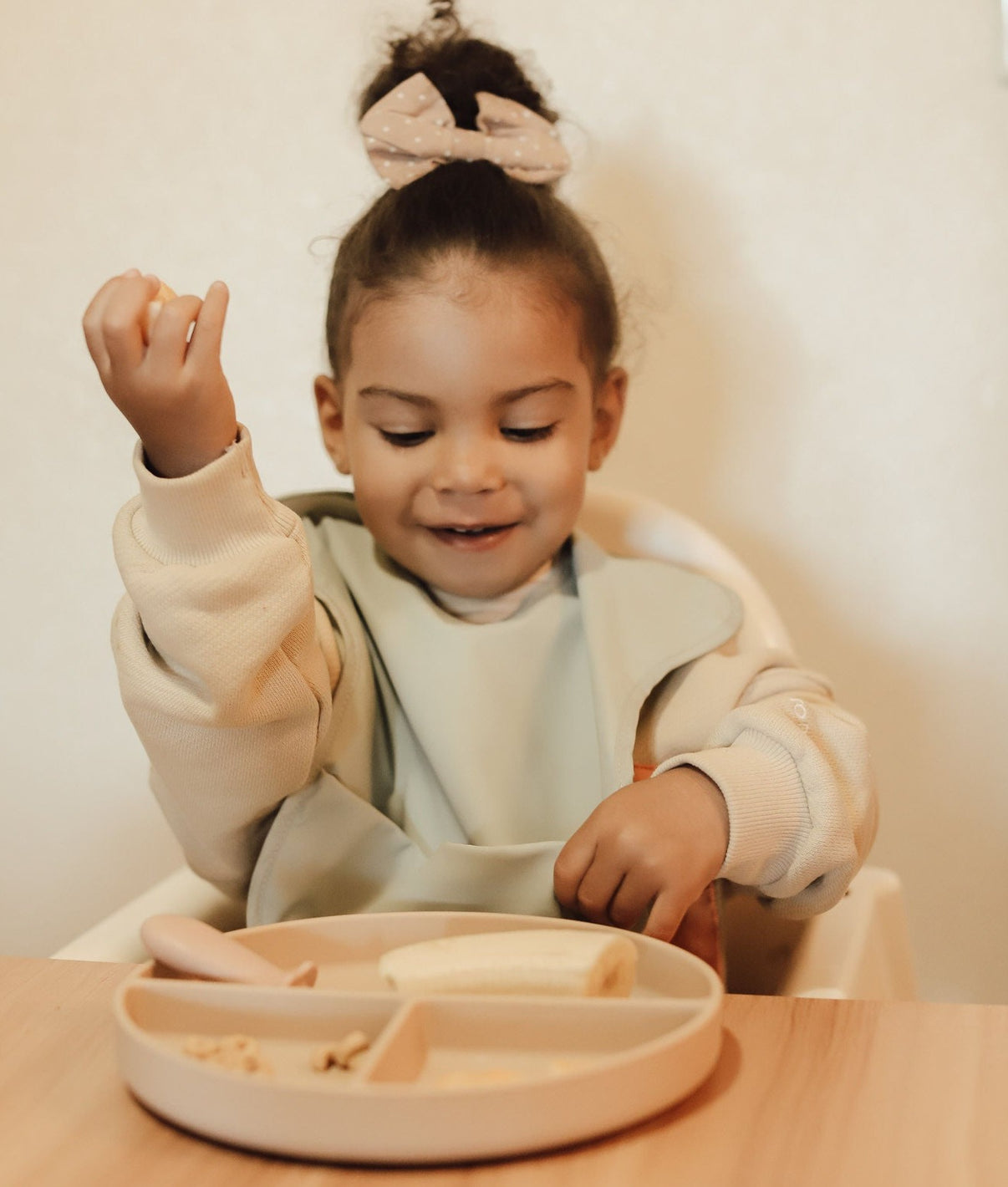 Smock Bib Set (Dino/Mint)