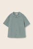Gingham Cotton Shirt (Blue)