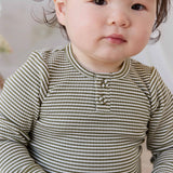 Long Sleeve Bodysuit (Petite Stripe)