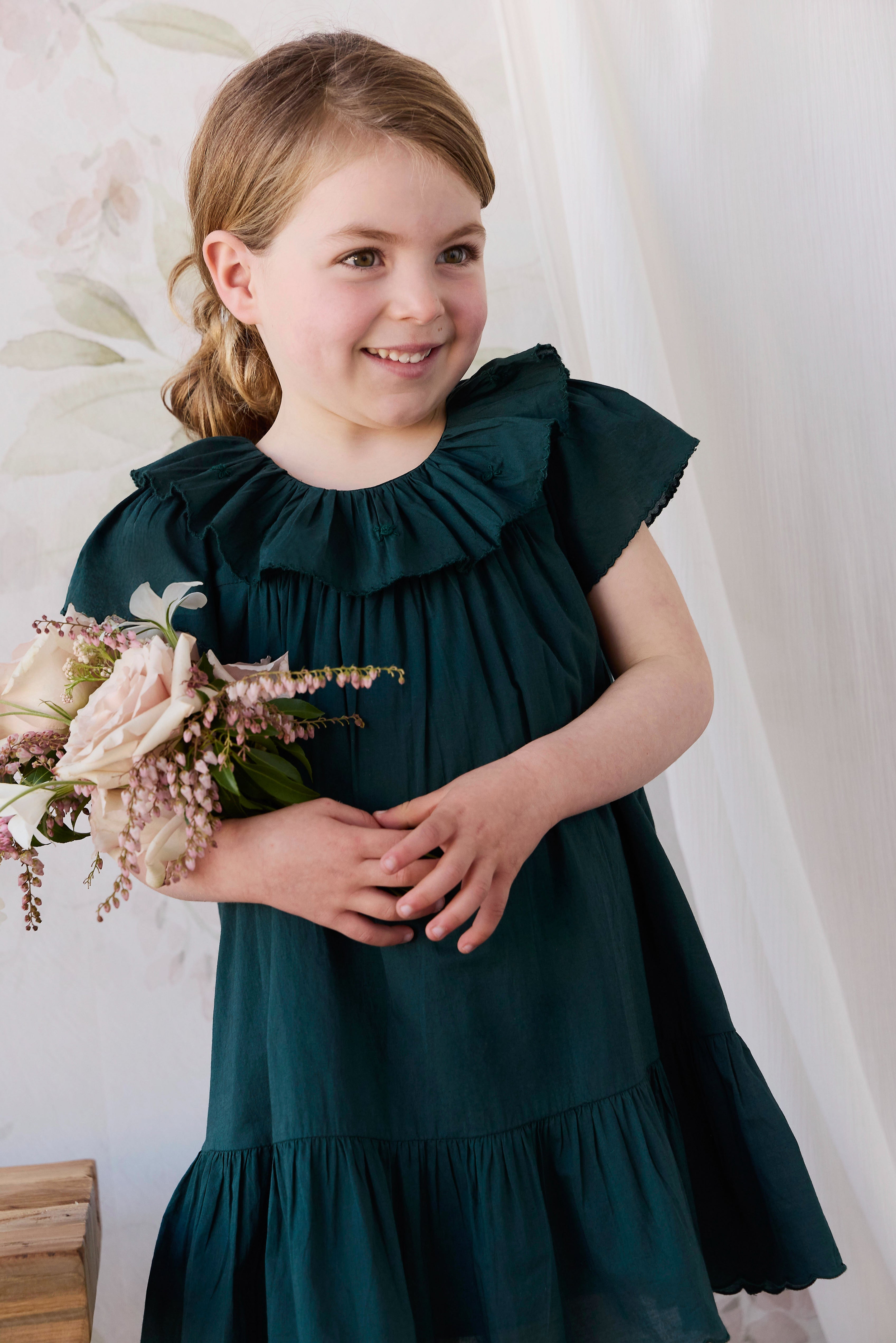 Calianna Dress (Deep Fern)