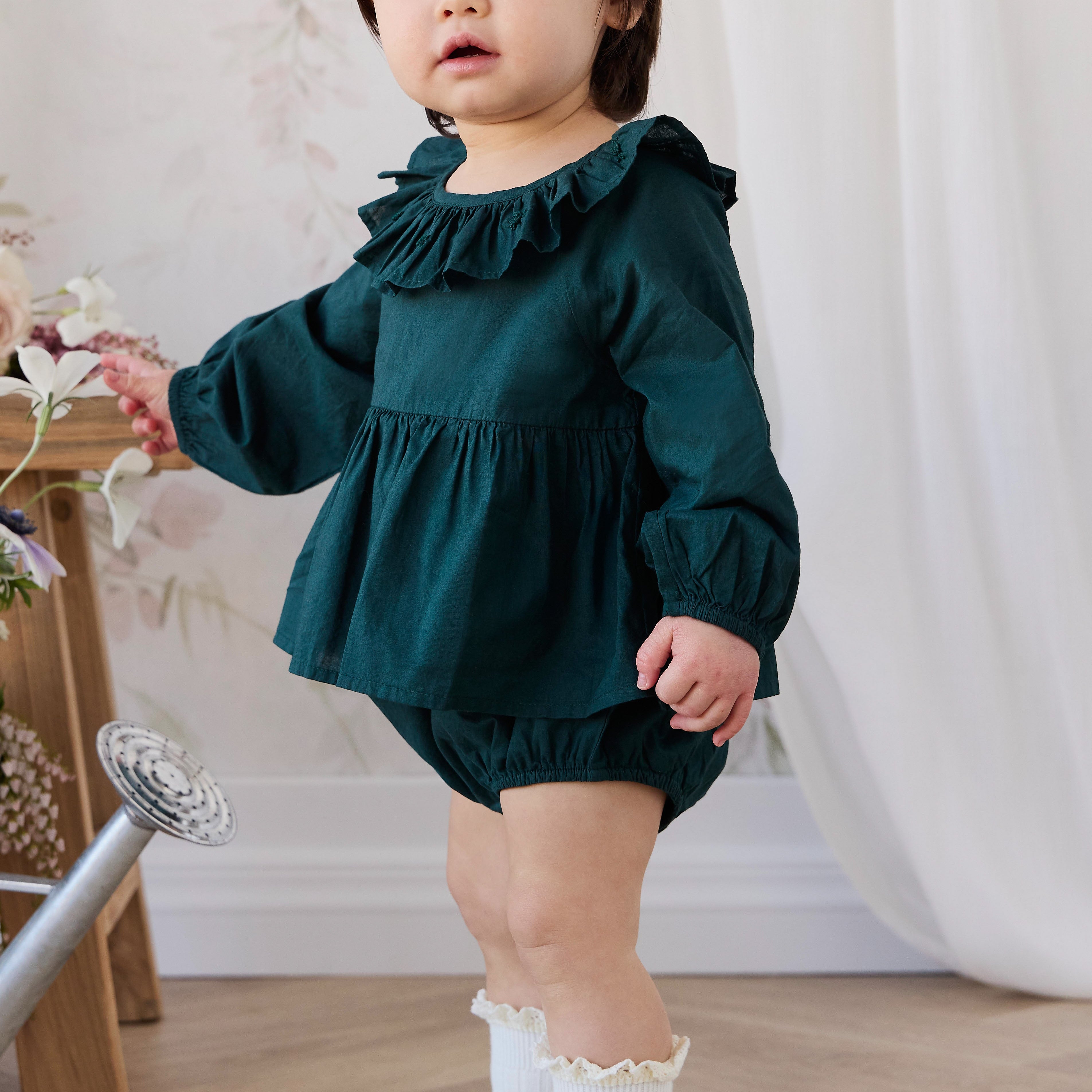 Hartlen Playsuit (Deep Fern)