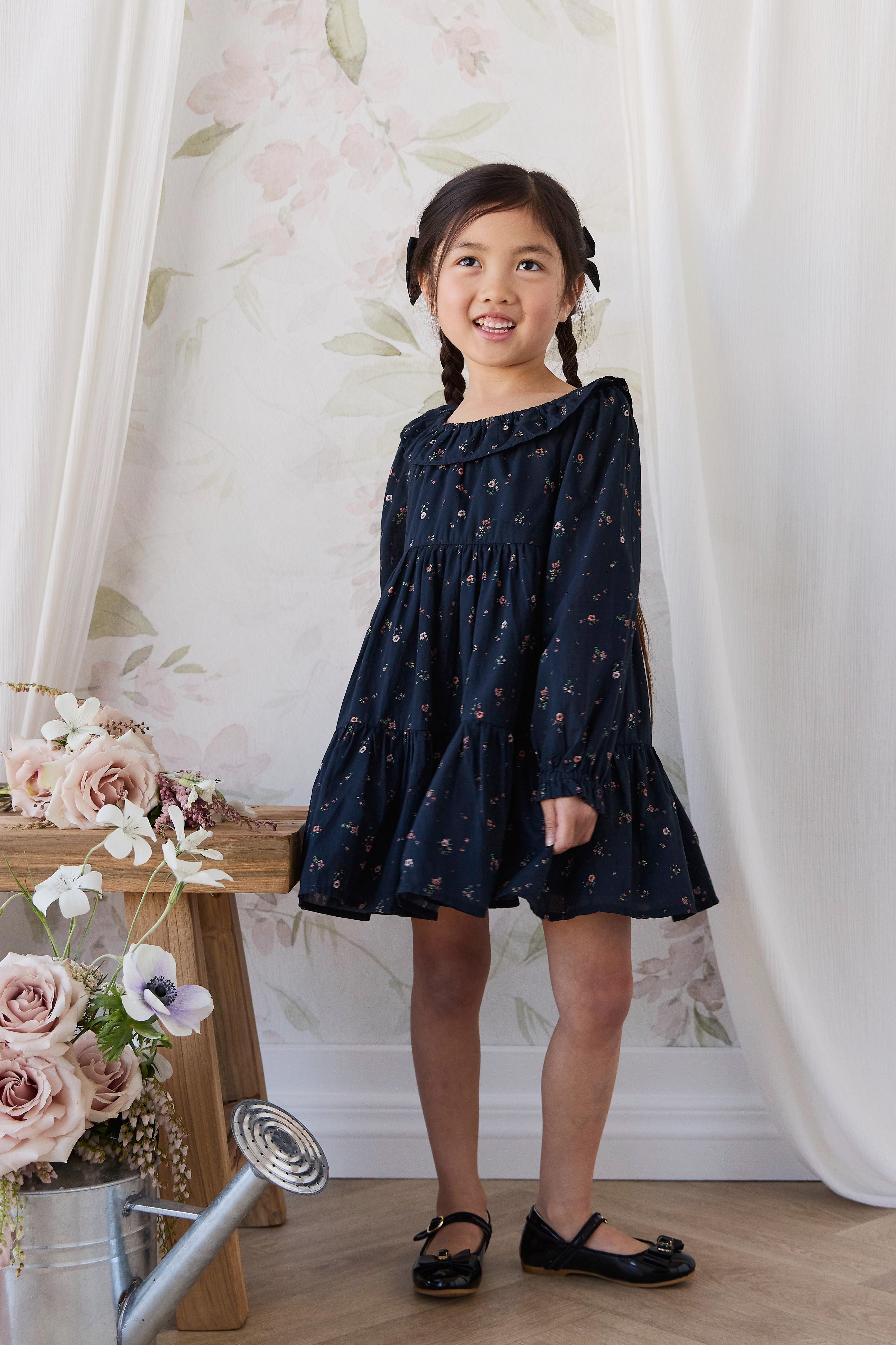 Tayah Dress (Eloise Navy)