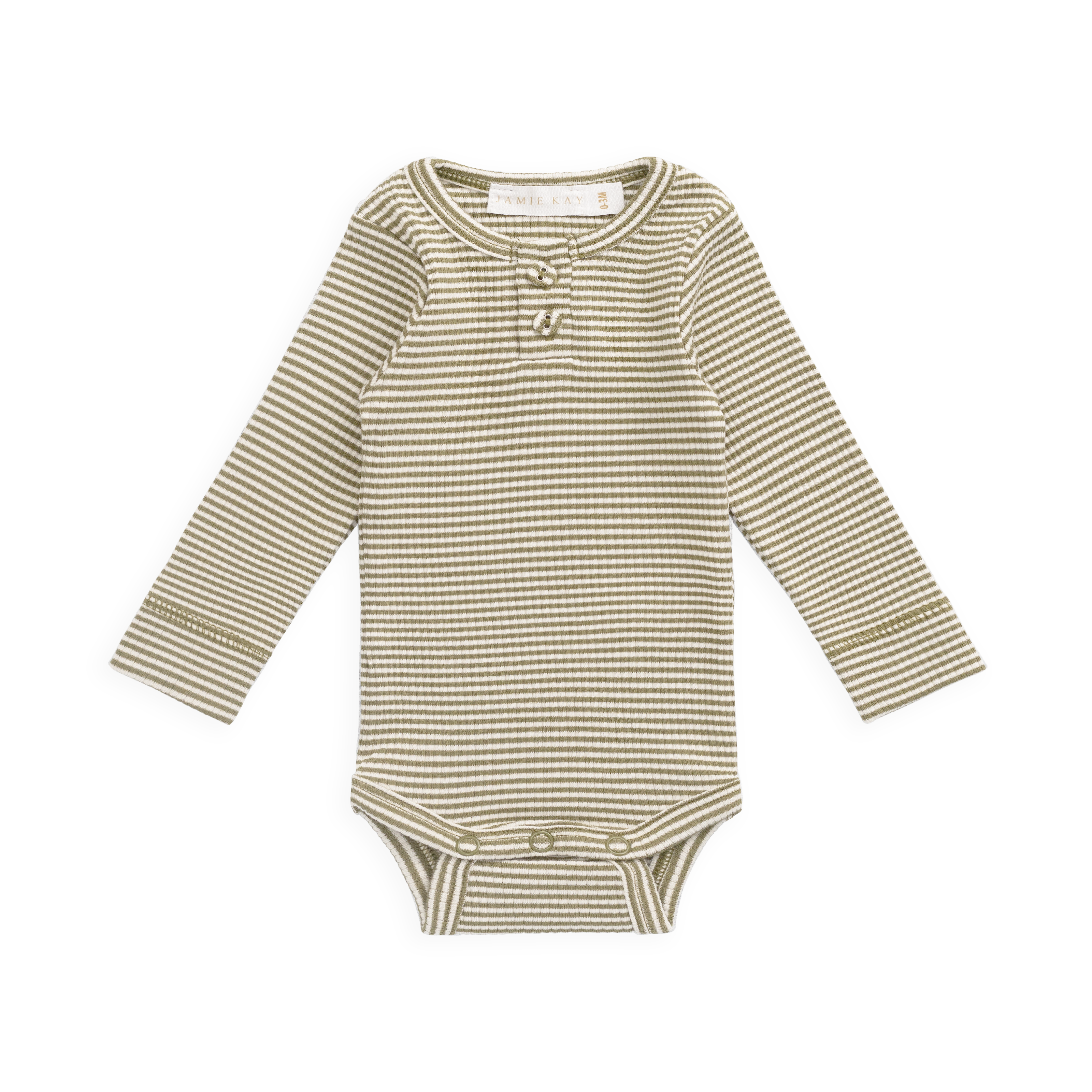 Long Sleeve Bodysuit (Petite Stripe)