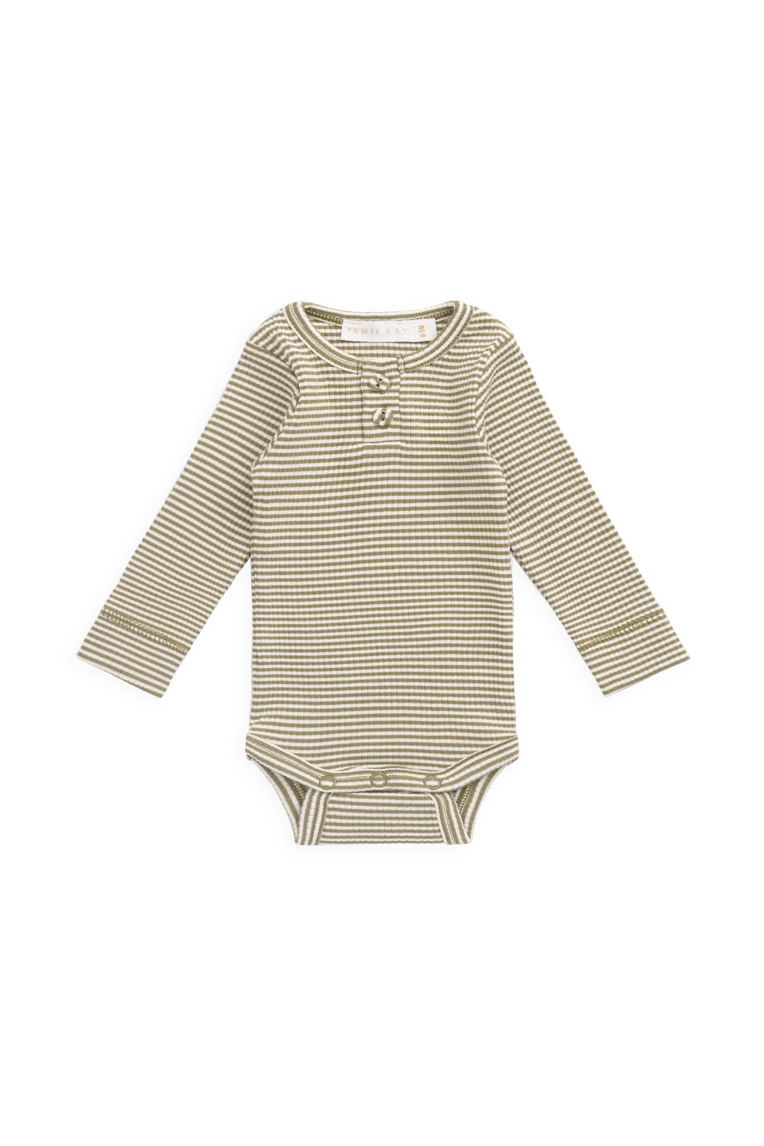 Long Sleeve Bodysuit (Petite Stripe)
