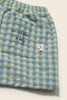 Gingham Cotton Shorts (Blue)