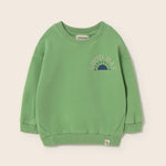 Soft Fleece Print Sweatshirt (Green)