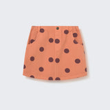 Polka Dot Twill Skirt (Pink Sienna)
