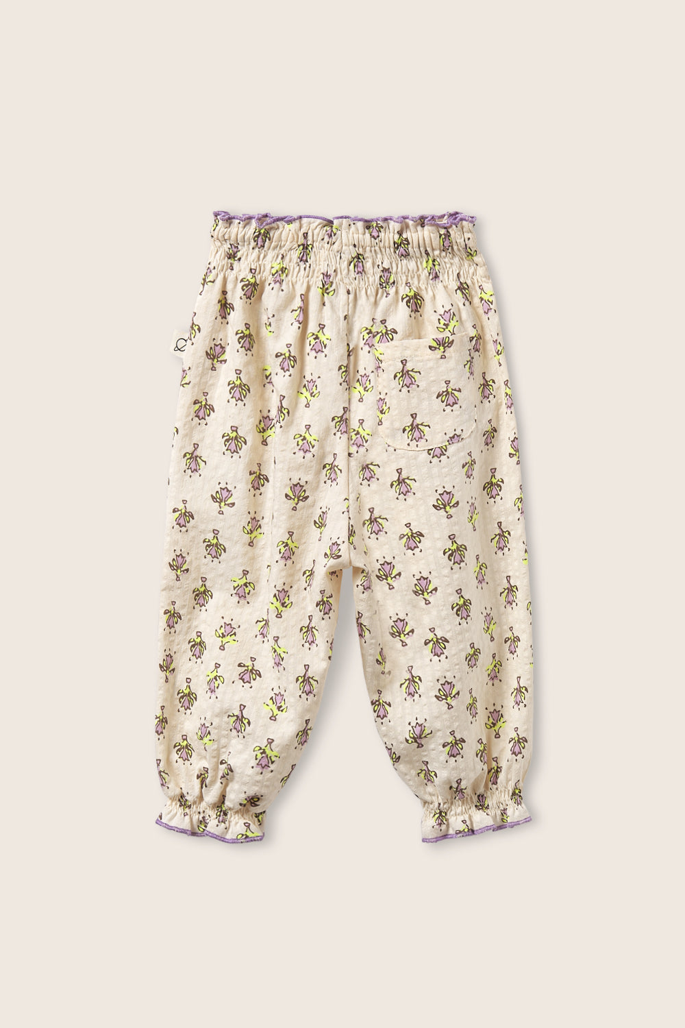 Indiana Flower Print Pants (Lavender)