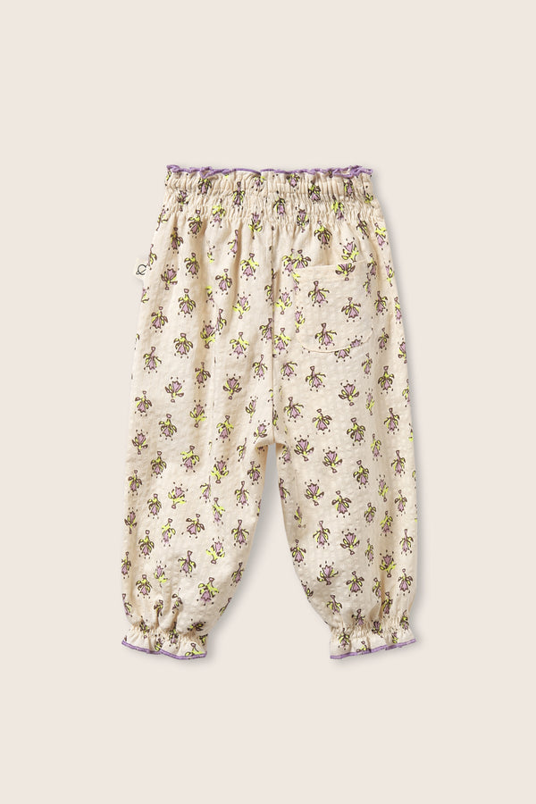 Indiana Flower Print Pants (Lavender)